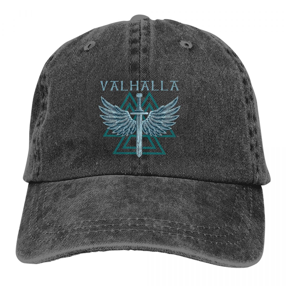 Golf Cap Dad - Homens lavados Boné de Baseball Norse