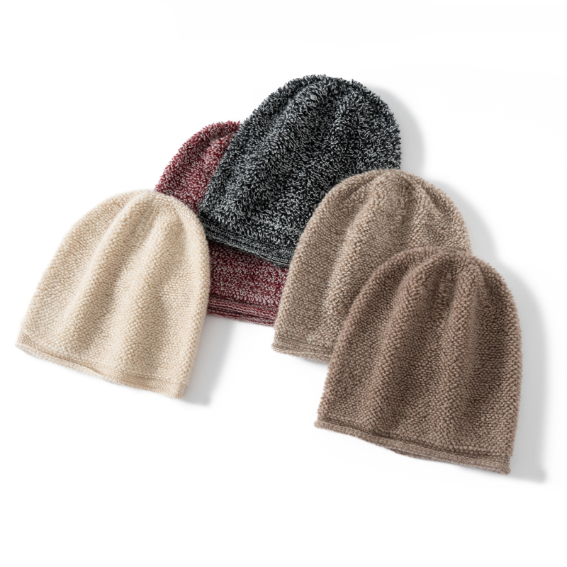 Beanie Cuffed Knit - Novo Gorro de Lã 100% Caxemira