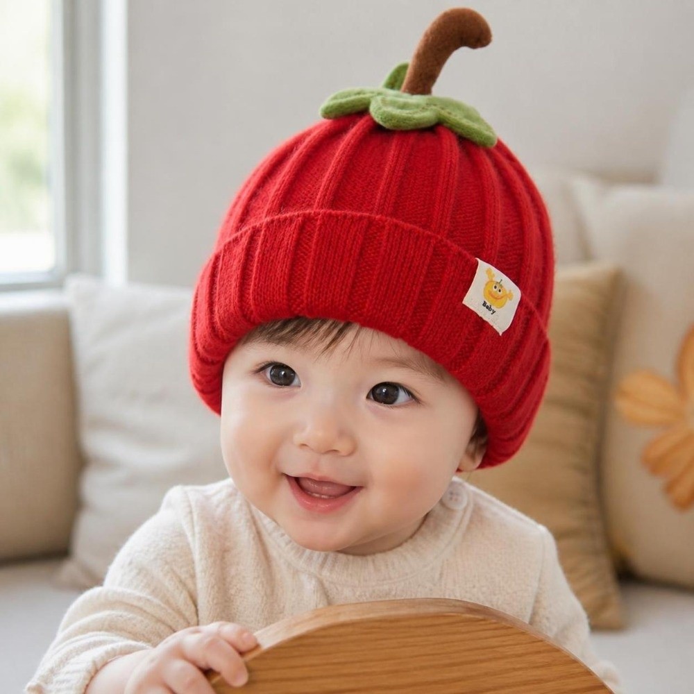 Gorro de Bebê de Tricô Macio e - Beanie Cuffed Knit avaliação e preço