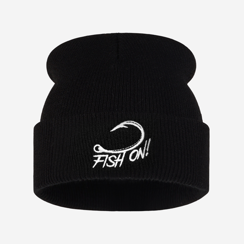 Gorro de Malha Bordado com Pei - Beanie Cuffed Knit avaliação e preço